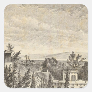 Adesivo Quadrado Lewelling res, fazenda