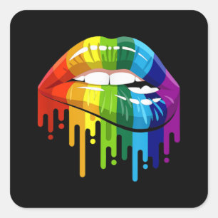 Adesivo Quadrado LGBT Orgulho gay