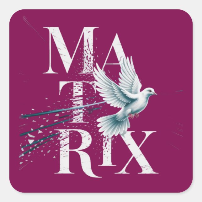 Adesivo Quadrado Liberação da Matriz (Frente)