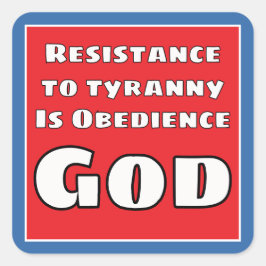 Adesivo Quadrado Liberdade - Versão 05B