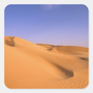 Adesivo Quadrado Líbia, Fezzan, deserto do Saara, Erg Murzuq, Areia