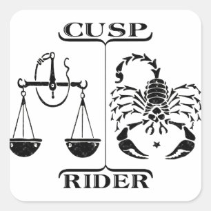 Adesivo Quadrado Libra/Escorpião