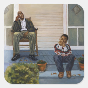 Adesivo Quadrado Lição de música #3 2000