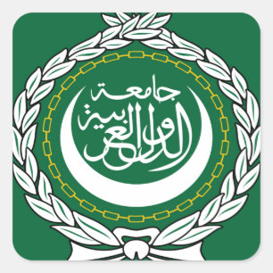 Adesivo Quadrado Liga Árabe