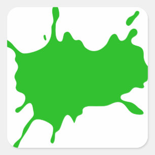 Adesivo Quadrado Limo verde Splat