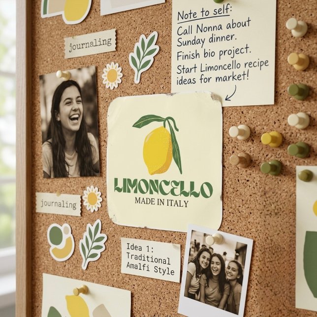 Adesivo Quadrado Limoncello (Criador carregado)