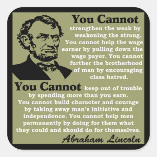 Adesivo Quadrado Lincoln: Ajuda você mesmo!