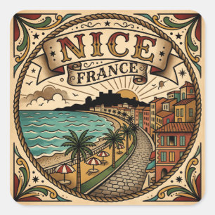 Adesivo Quadrado Linda França