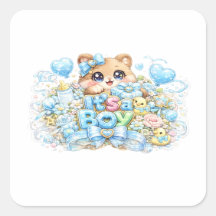 Lindo Kawaii É um Urso de Pelúcia Azul Pastel Meni