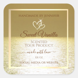 Adesivo Quadrado Lindos rótulos de embalagem de produtos para o Oce