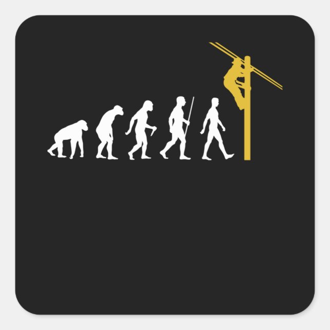 Adesivo Quadrado Lineman (Frente)