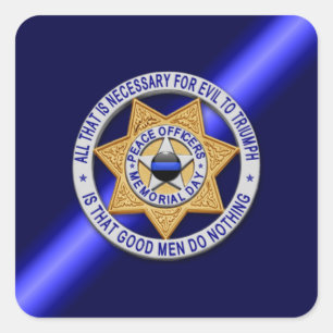 Adesivo Quadrado Linha Azul Fino