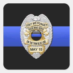 Adesivo Quadrado Linha Azul Fino