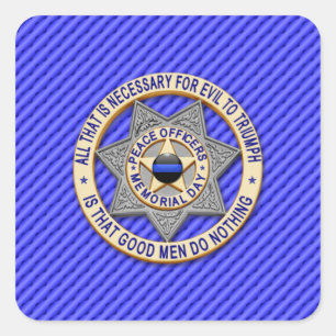 Adesivo Quadrado Linha Azul Fino One-of-a-Kind