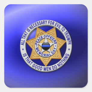 Adesivo Quadrado Linha Azul Fino One-of-a-Kind