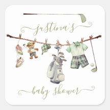 Linha de Trevo do Chá de fraldas de Golfe