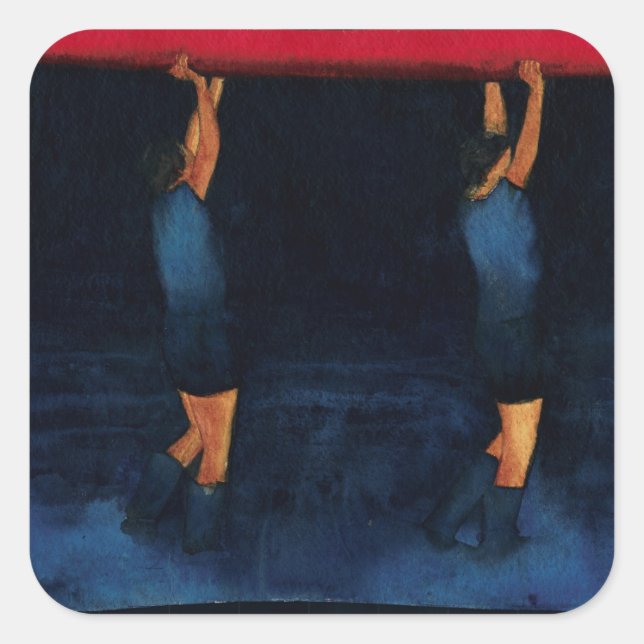 Adesivo Quadrado Linhas 2010 (Frente)