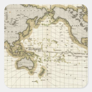 Adesivo Quadrado linhas isodynamic da apresentação