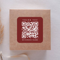 Link do site de código QR Obrigado, negócios Verme
