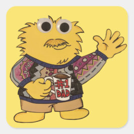 Adesivo Quadrado Linus Stickers