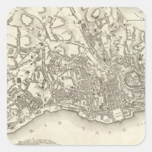 Adesivo Quadrado Lisboa, Portugal