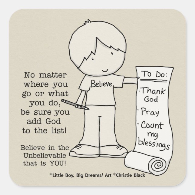 Adesivo Quadrado Lista de Tarefas (Frente)