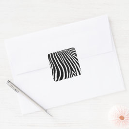 Adesivo Quadrado Listras de Zebra