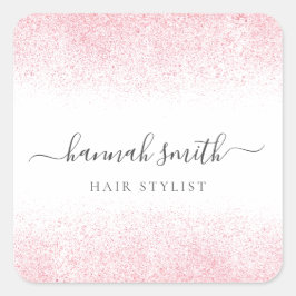 Adesivo Quadrado Lite rosa, Lite, Beleza Salon