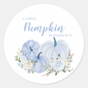 Adesivo Quadrado Little Pumpkin Blue Boy Baby Show