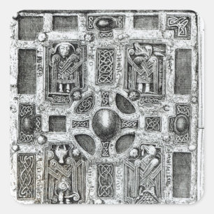 Adesivo Quadrado Livro-Santuário ou Cumdach de Molaise, c.1001-102