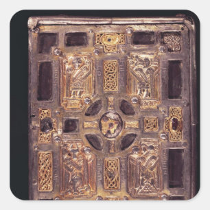 Adesivo Quadrado Livro-Santuário ou Cumdach de Molaise, c.1001-25