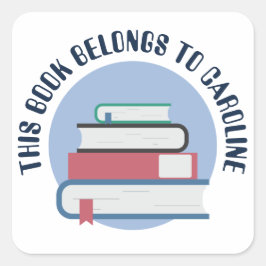 ADESIVO QUADRADO , LIVROS, PILHAS DE LIVROS, LIVROS DIDÁTICOS, PILH