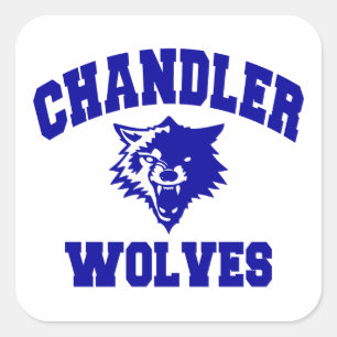 Adesivo Quadrado Lobos de Chandler