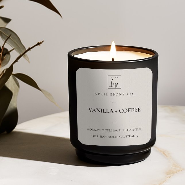 ADESIVO QUADRADO LOGOTIPO BRANCO MODERNO MÍNIMO ELEGANTE SIMPLES (Criador carregado)