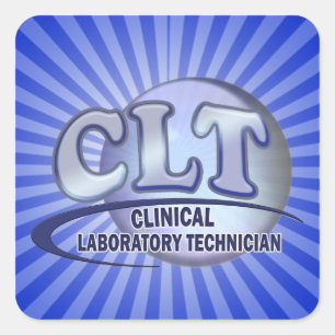 ADESIVO QUADRADO LOGOTIPO DE DIVERSÃO CLT - TÉCNICO DE LABORATÓRIO 