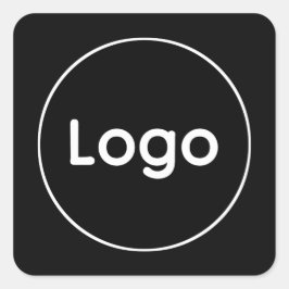 Adesivo Quadrado Logotipo Personalizado 