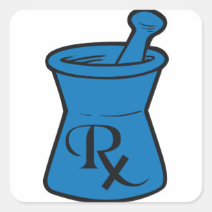 Adesivo Quadrado Logotipo RX