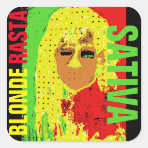 ADESIVO QUADRADO LOIRA RASTA SATIVA