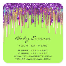 Loja de Extensão de Cílios Holográfico Roxo Canári