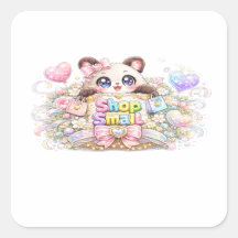 Loja Kawaii Fofa Pequena Empresa Gato Rosa Pastel