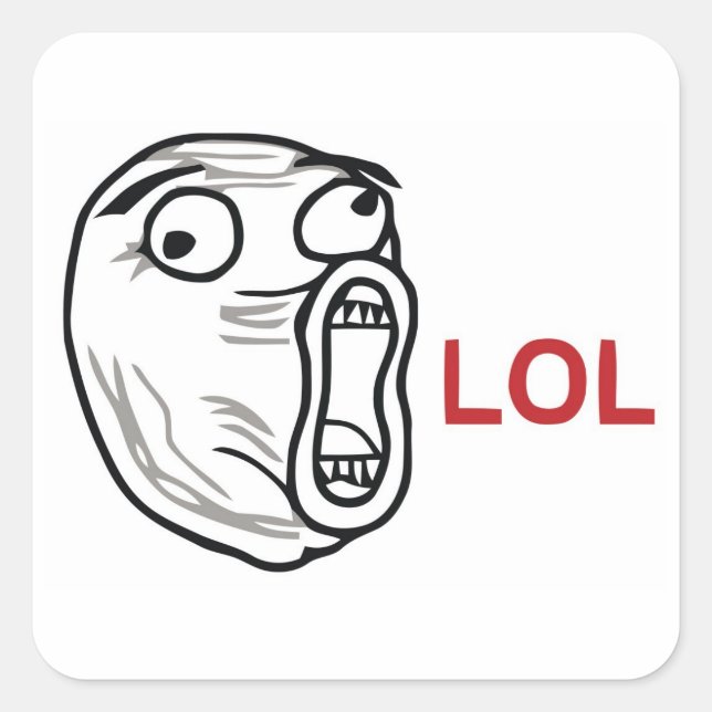 ADESIVO QUADRADO LOL (Frente)