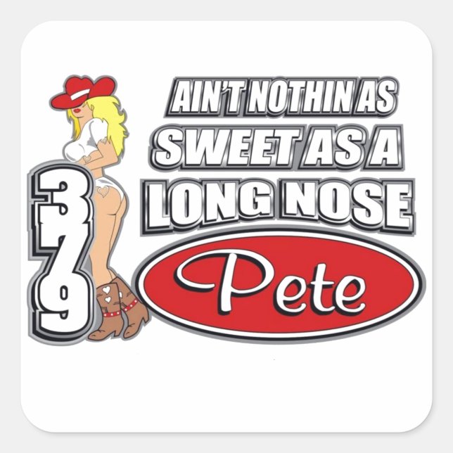 Adesivo Quadrado Long Nose Pete (Frente)
