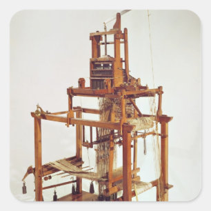 Adesivo Quadrado Loom projetado por Joseph Marie Jacquard