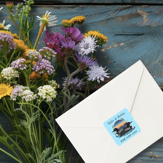 Adesivo Quadrado Loons Sunset Blue (Criador carregado)