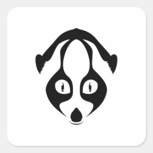 Adesivo Quadrado Loris Face