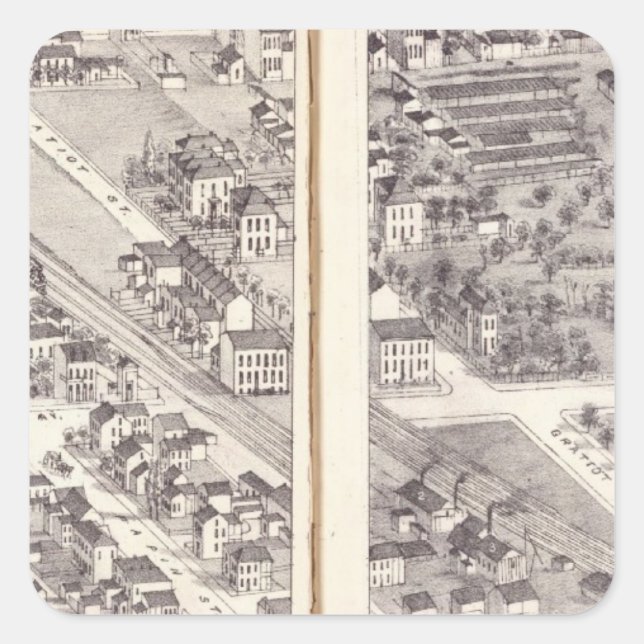 Adesivo Quadrado Louis, Missouri 17 (Frente)