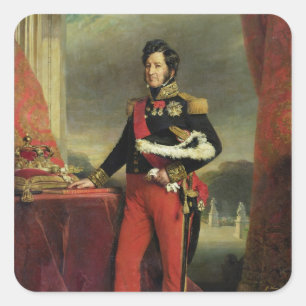 Adesivo Quadrado Louis-Philippe mim, rei de France