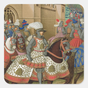 Adesivo Quadrado Louis XII (1462-1515) que saem de Alexandria no 24
