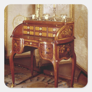 Adesivo Quadrado Louis XV Escrevendo Desk