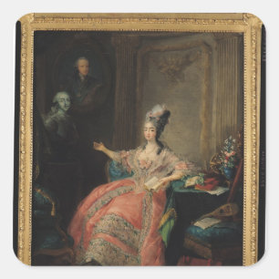 Adesivo Quadrado Louise Marie Josephine do Savoy